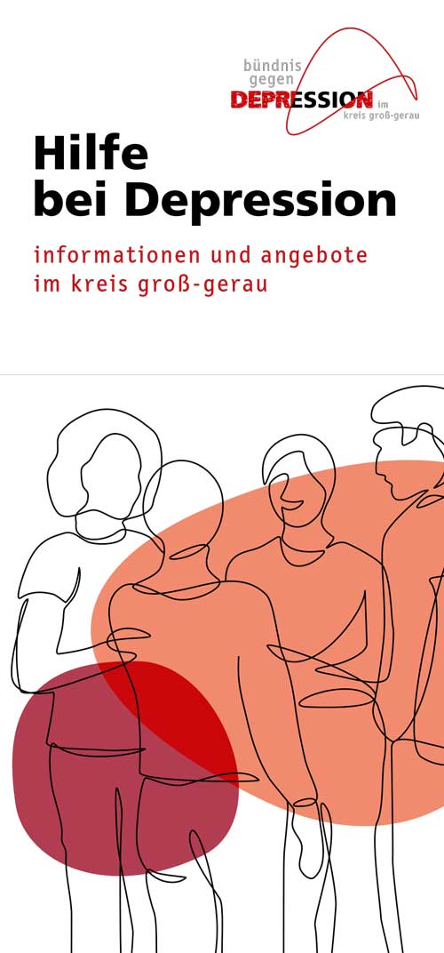Flyer des Bündnis Depression Groß-Gerau